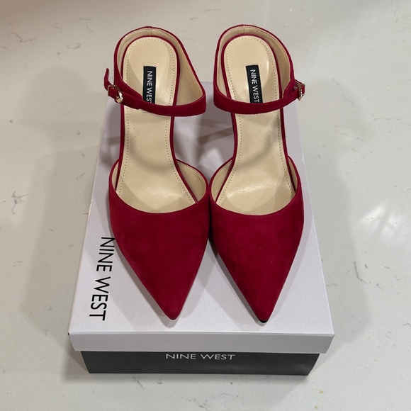 Nine West Women’s Daniela Buckle Strap Stiletto Pumps - Picture 10 of 10